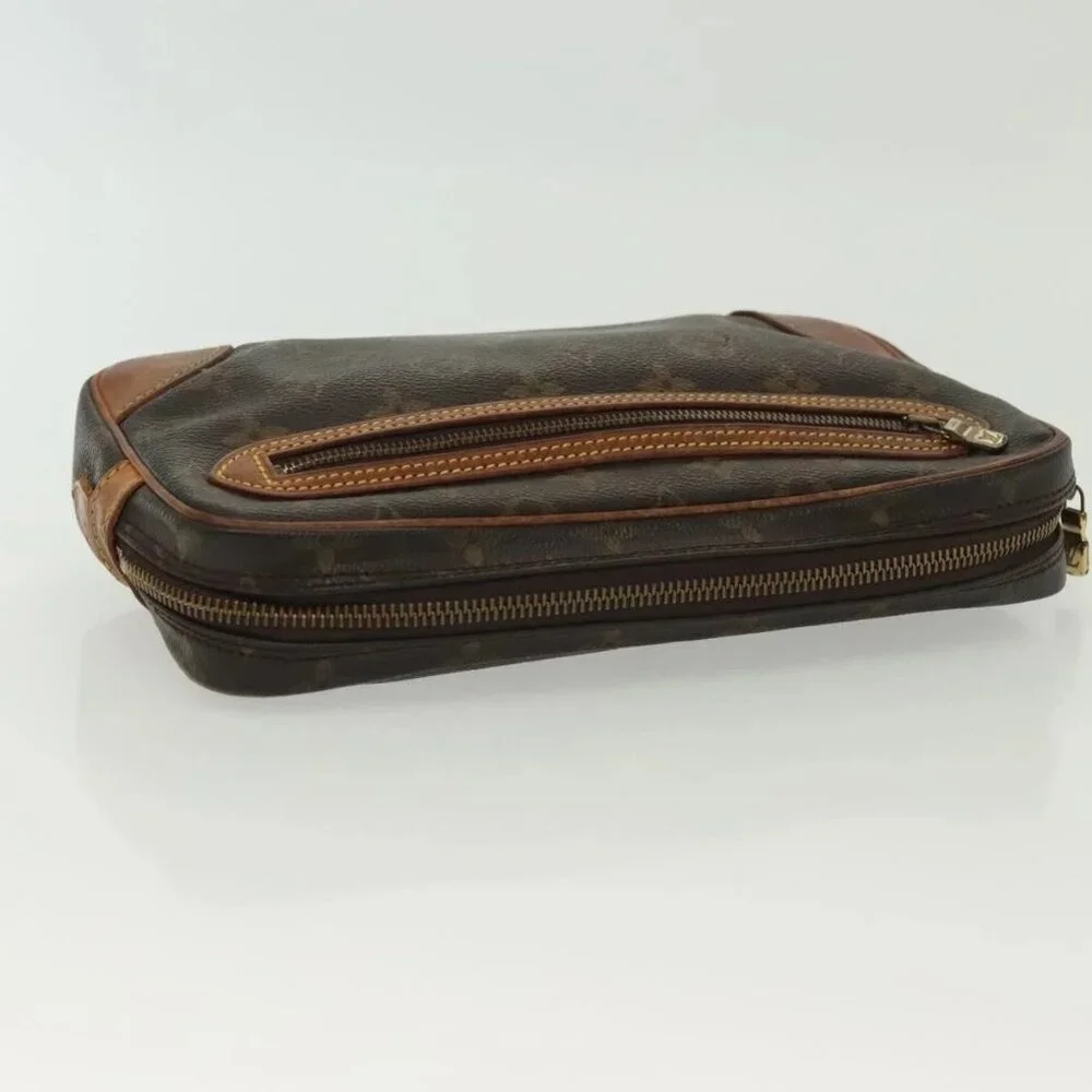 LOUIS VUITTON Monogram Marly Dragonne GM Clutch Bag LV Auth